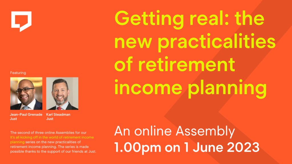 Getting real: the new practicalities of retirement income planning ...